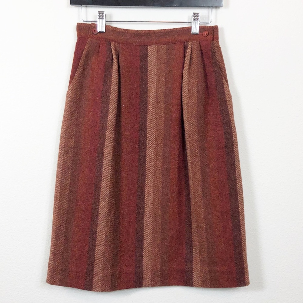 Vintage Betty Hansen Wool Skirt Sz 8